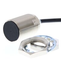 Wyłącznik zbliżeniowy, indukcyjny, mosiądz-nikiel, M30, ekranowany, 20 mm, NC, kabel 5 m, DC 2-przewodowy (E2E-X20D230 5M) - Omron