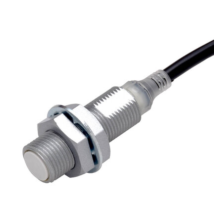 Wyłącznik zbliżeniowy, indukcyjny, powłoka fluorowa (materiał bazowy: mosiądz), M12, ekranowany, 4 mm, DC, 3-przewodowy, PNP NO, IO-Link COM2, kabel 2 m (E2EQ-X4B1D12 2M) - Omron