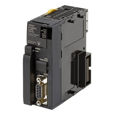 CPU, program 5 tys. kroków, pamięć danych 32 tys. słów, 32 tys. słów x 1 bank EM, maks. 2560 we/wy, port szeregowy RS-232C, port programowania USB (CJ2M-CPU11) - Omron