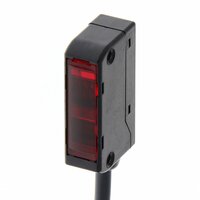 Czujnik fotoelektryczny, rozproszony, 10-60 mm, DC, 3-przewodowy, NPN, pionowy, kabel 2 m (E3S-LS3NW 2M) - Omron