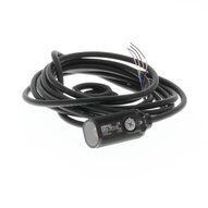 Czujnik optyczny zaporowy, gwint M18, tworzywo sztuczne, czerwona dioda LED, wiązka przelotowa, moduł odbiornika, 20 m, NPN, Light-ON/Dark-ON, kabel 2 m (E3FA-TN11-D 2M) - Omron