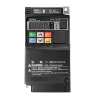 Falownik 3G3MX2, 2,2/3 kW (HD/ND), 11,0/12 A (HD/ND), 200 VAC, wejście 1~, wektor bezczujnikowy, bez radiatora, maks. częstotliwość wyjściowa 580 Hz (3G3MX2-AB022-P-E) - Omron