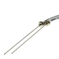 Głowica czujnika optycznego zaporowego, przelotowa, cylindryczna osiowa M4 z tuleją, średnica tulei 1,2 mm, długość 90 mm, włókno R25, kabel 2 m (E32-TC200B) - Omron