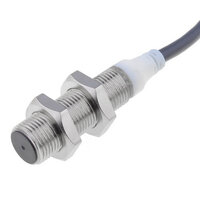 Wyłącznik zbliżeniowy, indukcyjny, stal nierdzewna, krótki korpus, M12, ekranowany, 4 mm, DC, 3-przewodowy, PNP-NC, kabel 2 m (E2A-S12KS04-WP-B2 2M) - Omron