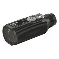 Czujnik fotoelektryczny, gwint M18, tworzywo sztuczne, dioda LED na podczerwień, rozproszona, 100 mm, PNP, Light-ON/Dark-ON, odwrócona logika, złącze M12 (E3FA-DP24-F2) - Omron