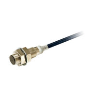 Wyłącznik zbliżeniowy, indukcyjny, mosiądz niklowy, krótki korpus, M12, ekranowany, 6 mm, DC, 3-przewodowy, PNP NO+NC, IO-Link COM2, kabel 2 m (E2E-X6B3D12 2M) - Omron