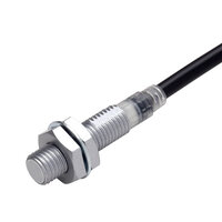 Wyłącznik zbliżeniowy, indukcyjny, powłoka fluorowa (materiał bazowy: mosiądz), M8, ekranowany, 2 mm, DC, 3-przewodowy, NPN NO, kabel 2 m (E2EQ-X2C18 2M) - Omron