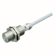 Wyłącznik zbliżeniowy, indukcyjny, czoło i korpus ze stali nierdzewnej, długi korpus, M18, ekranowany, 5mm, DC, 2-przewodowy, NO, 2m wstępnie okablowany (E2FM-X5D1 2M) - Omron