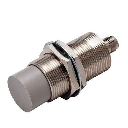 Wyłącznik zbliżeniowy, indukcyjny, mosiądz niklowy, długi korpus, M30, nieekranowany, 30 mm, DC, 3-przewodowy, PNP NO, IO-Link COM2, złącze M12 (E2E-X30MB1DL30-M1) - Omron