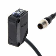 Czujnik fotoelektryczny, obudowa prostokątna, dioda LED na podczerwień, rozproszona, 1 m, PNP, Light-ON/Dark-ON, złącze pigtail M8 4-stykowe, 0,3 m (E3Z-D82-M3J 0.3M) - Omron