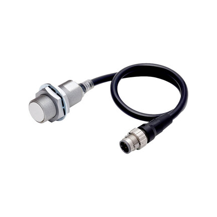 Wyłącznik zbliżeniowy, indukcyjny, powłoka fluorowa (materiał bazowy: mosiądz), M18, ekranowany, 8 mm, DC, 3-przewodowy, PNP NO, IO-Link COM3 (E2EQ-X8B1T18-M1TJ 0.3M) - Omron