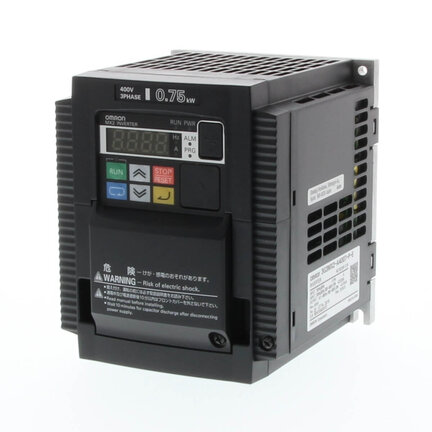 Falownik 3G3MX2, 2,2/3 kW (HD/ND), 5,5/6,9 A (HD/ND), 400 VAC, 3~, wektor bezczujnikowy, bez radiatora, maks. częstotliwość wyjściowa 580 Hz (3G3MX2-A4022-P-E) - Omron