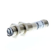 Czujnik fotoelektryczny M12 mosiężna obudowa, odbiciowy-zaporowy z M.S.R., 2m z możliwością uczenia, PNP, czujnik fotoelektryczny M12 4-pinowe złącze (E3H2-R2B4M-M1) - Omron