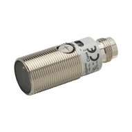 Czujnik optyczny zaporowy, przy pomocy gwintów M18, metalowy, czerwona dioda LED, wiązka przelotowa, Odbiornik, 20 m, PNP, Light-ON/Dark-ON, złącze M12 (E3FB-TP21-D) - Omron
