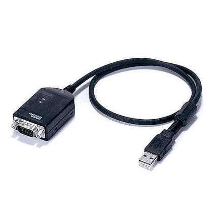 Kabel, konwerter PC USB na RS-232C, dla Windows 98/ME/2000/XP, sterowniki dołączone na płycie CD-ROM, wymagany jest również kabel do programowania Omron (CS1W-CIF31) - Omron