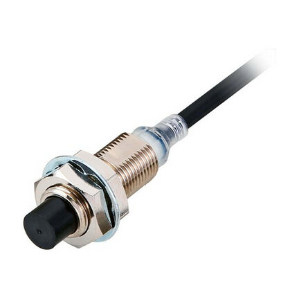 Wyłącznik zbliżeniowy, indukcyjny, mosiądz-nikiel, M12, nieekranowany, 10 mm, NO, kabel 2 m, DC 2-przewodowy (E2E-X10MD112 2M) - Omron