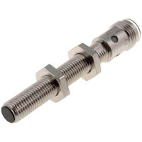 Wyłącznik czujników zbliżeniowych, indukcyjny, stal nierdzewna, długi korpus, M8, ekranowany, 2 mm, DC, 3-przewodowy, NPN-NC, wtyczka M12 (E2A-S08LS02-M1-C2) - Omron