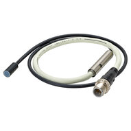 Wyłącznik zbliżeniowy, indukcyjny, wzmacniacz zintegrowany z kablem, średnica 8 mm, zakres sygnalizacji 3 mm, NO, przewód DC-2, złącze pigtail M12 (E2EC-C3D1-M1J-1) - Omron