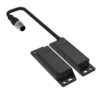 Bezdotykowy wyłącznik drzwiowy, unikalne kodowanie RFID, podłużna obudowa z tworzywa sztucznego, 2NC/1NO, 8-stykowe złącze M12 typu pigtail (F3S-TGR-NLPU-21-M1J8) - Omron