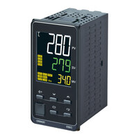 Regulator temperatury, 1/8DIN (48 x 96 mm), 1 x wyjście przekaźnikowe, 4 x pomocnicze wyjścia przekaźnikowe, uniwersalny typ wejścia, 24 V AC/DC (E5EC-RX4DBM-000) - Omron