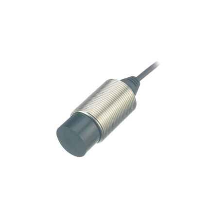 Głowica czujnika, nieekranowana, obudowa M18, odległość wykrywania 7 mm, dokładność powtarzania 5 µm, standardowy kabel 2,6 m (E2NC-EM07M) - Omron