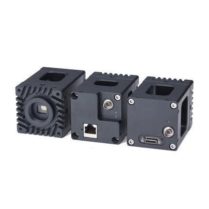 Kamera SWIR, 0.3MP, monochromatyczna, 258 FPS, 640x512, sensor 1/4", 5 x 5, IMX 991, globalna migawka, kompatybilna z PoE, mocowanie C (STC-LBS34POE-SWIR) - Omron
