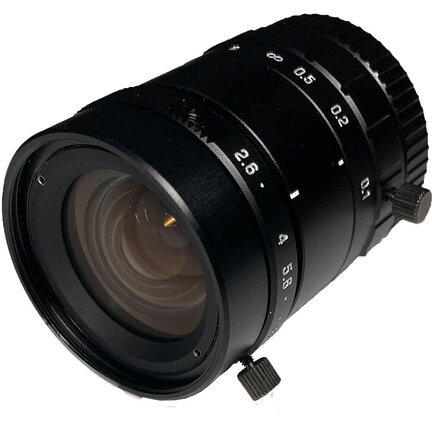 Dodatkowy obiektyw wizyjny o ultrawysokiej rozdzielczości i niskim poziomie zniekształceń 16 mm dla przetwornika 1/1 cala, mocowanie C-Mount (3Z4S-LE VS-HVA1626) - Omron