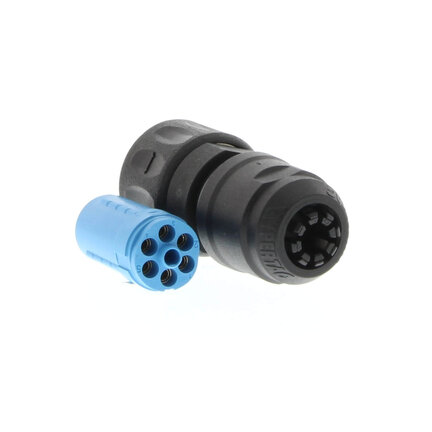 Złącze zasilania silnika (żeńskie) dla SGMAH (200 V) i SGMPH (200 V). Podobne do SPUC-06K-FSDN169, ale zacisk kabla zmienny od 5,5 mm do 12 mm. (SPOC-06K-FSDN169) - Omron