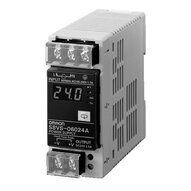 Zasilacz, 60 W, wejście 100 do 240 VAC, wyjście 24VDC 2.5A, montaż na szynie DIN, wyświetlacz cyfrowy z napięciem i prądem pracy, prądem szczytowym (S8VS-06024A) - Omron