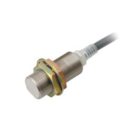 Wyłącznik zbliżeniowy, indukcyjny, odporny na opiłki Al, mosiądz niklowy, krótki korpus, M18, ekranowany, 4 mm, DC, 2-przewodowy, NO, kabel 2 m (E2EZ-X4D1-N 2M) - Omron