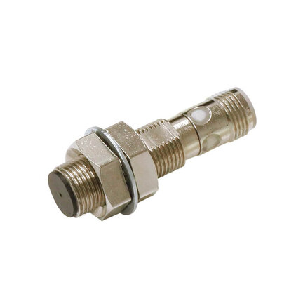 Wyłącznik zbliżeniowy, indukcyjny, mosiądz niklowy, krótki korpus, M12, ekranowany, 6 mm, DC, 3-przewodowy, PNP NO+NC, IO-Link COM2, złącze M12 (E2E-X6B3D12-M1) - Omron
