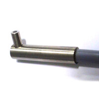 Głowica czujnika światłowodowego, rozproszona, cylindryczna promieniowa, średnica 9 mm, SUS, włókno szklane R20, kabel 1,6 m z rurką ochronną (E32-ED84-1 1.6M) - Omron