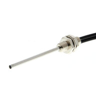 Głowica czujnika światłowodowego, rozproszona, cylindryczna osiowa M6 z tulejką, średnica 2,5 mm, długość 40 mm, włókno R25, kabel 2 m (E32-DC200B4 2M) - Omron