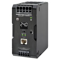 Zasilacz książkowy, 480 W, 24 VDC, 20 A, montaż na szynie DIN, terminal pchający, powlekany, wyświetlacz, zgodność z Ethernet IP / Modbus TCP (S8VK-X48024A-EIP) - Omron