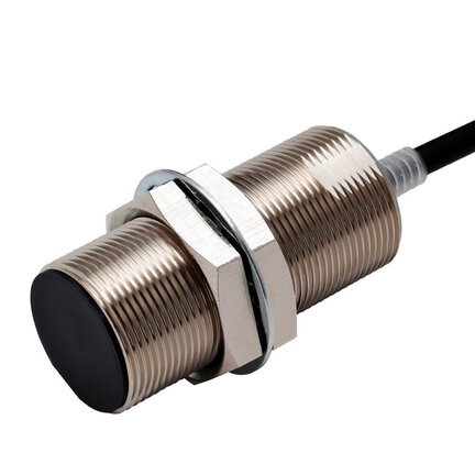 Wyłącznik zbliżeniowy, indukcyjny, mosiądz niklowy, długi korpus, M30, ekranowany, 23 mm, DC, 3-przewodowy, PNP NO, IO-Link COM3, kabel 2 m (E2E-X23B1TL30 2M) - Omron