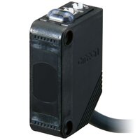 Czujnik optyczny zaporowy, prostokątna obudowa, dioda LED na podczerwień, wiązka przelotowa, moduł odbiornika, PNP, Light-ON/Dark-ON, kabel 5 m (E3Z-T81-D 5M) - Omron