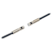 Głowica czujnika optycznego zaporowego, przelotowa, cylindryczna promieniowa, średnica 5 mm, włókno R40 odporne na chemikalia i oleje, kabel 2 m (E32-T14F 2M) - Omron