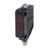 Czujnik optyczny zaporowy, prostokątna obudowa, czerwony laser klasy 1, wiązka przelotowa, odbiornik, PNP, Light-ON/Dark-ON, złącze M8 4-stykowe (E3Z-LT86-D) - Omron