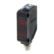 Czujnik optyczny zaporowy, prostokątna obudowa, czerwony laser klasy 1, wiązka przelotowa, odbiornik, PNP, Light-ON/Dark-ON, złącze M8 4-stykowe (E3Z-LT86-D) - Omron
