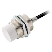Wyłącznik zbliżeniowy, indukcyjny, mosiądz niklowy, krótki korpus, M30, nieekranowany, 20 mm, VDC, 2-przewodowy, NO, z polaryzacją, kabel 2 m (E2E-X20MD2 2M) - Omron