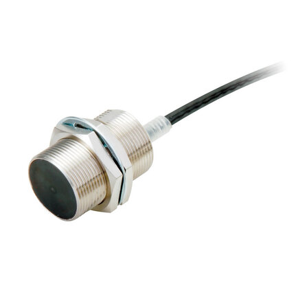 Wyłącznik zbliżeniowy, indukcyjny, M30, ekranowany, 10 mm, DC, 2-przewodowy, NC, kabel 2 m PUR, olejoodporny (E2ER-X10D2 2M) - Omron