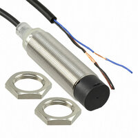 Wyłącznik zbliżeniowy, indukcyjny, mosiądz niklowy, długi korpus, M18, nieekranowany, 16 mm, DC, 3-przewodowy, NPN-NC, kabel 2 m (E2B-M18LN16-WP-C2 2M) - Omron