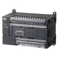 PLC, zasilanie 24 VDC, 24 x wejścia 24 VDC, 16 x wyjścia PNP 0,3 A, 8 tys. kroków programu + 8 tys. słów pamięci danych, port RS-232C (CP1E-N40DT1-D) - Omron