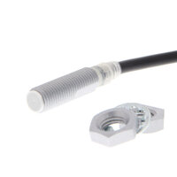Wyłącznik zbliżeniowy, indukcyjny, mosiądz-nikiel, powłoka Spatter, M8, ekranowany, 3 mm, NO, kabel 5 m, DC 2-przewodowy (E2EQ-X3D18 5M) - Omron