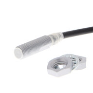 Wyłącznik zbliżeniowy, indukcyjny, mosiądz-nikiel, powłoka Spatter, M8, ekranowany, 3 mm, NO, kabel 2 m, DC 2-przewodowy (E2EQ-X3D18 2M) - Omron