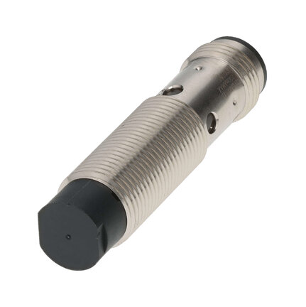 Wyłącznik zbliżeniowy, LITE, indukcyjny, mosiądz niklowy, krótki korpus, M12, nieekranowany, 8 mm, DC, 3-przewodowy, NPN-NC, wtyczka M12 (E2B-M12KN08-M1-C2) - Omron