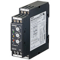 Przekaźnik monitorujący o szerokości 22,5 mm, 1-fazowy nadnapięciowy lub podnapięciowy od 1 do 150 V AC lub DC, dwa SPDT, 100-240 VAC (K8AK-VW2 100-240VAC) - Omron