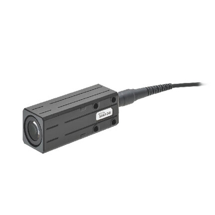 Konfokalny czujnik przemieszczenia, kwadratowa głowica pomiarowa, zakres pomiarowy 30 mm +/- 3 mm, średnica plamki 60 µm, kabel 2 m (ZW-SQ5030 2M) - Omron