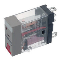 Przekaźnik, Wtyczka, SPDT, 10 A, Mechaniczny i wskaźnik LED, blokowany przycisk testowy, 48 VAC (G2R-1-SNI 48VAC (S)) - Omron