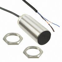 Wyłącznik zbliżeniowy, indukcyjny, mosiądz niklowy, długi korpus, M30, ekranowany, 15 mm, DC, 3-przewodowy, PNP-NO, 5 m Prewired (E2B-M30LS15-WP-B1 5M) - Omron